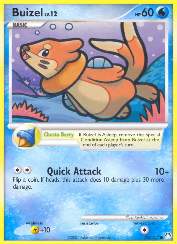 Buizel (075/122) Reverse Holo card image
