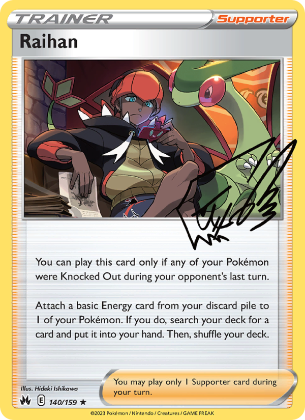 Raihan (140/159) Reverse Holo card image
