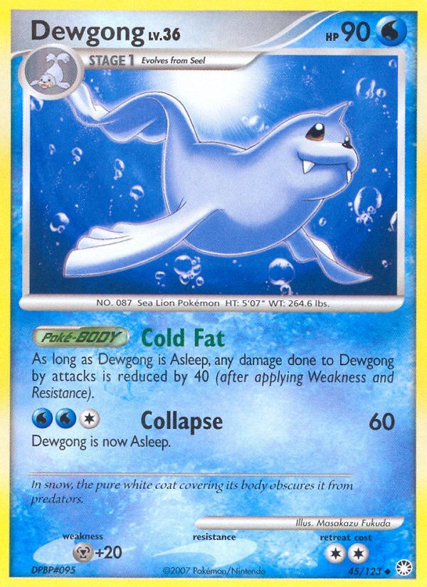 Dewgong (045/122) Reverse Holo card image