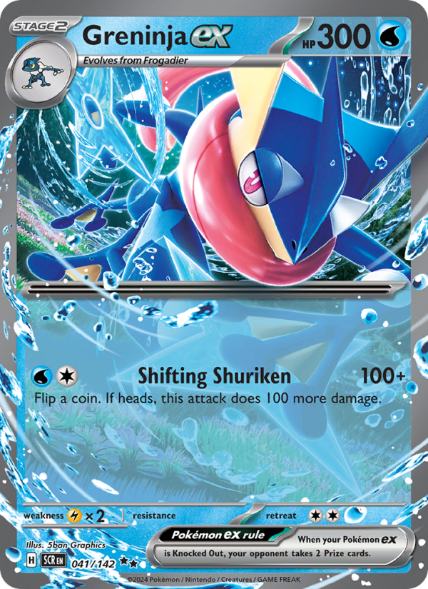 Greninja ex (041/142) Holographic card image