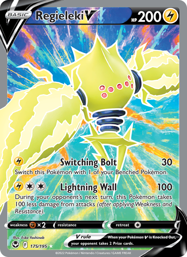 Regieleki V (175/195) Holographic card image