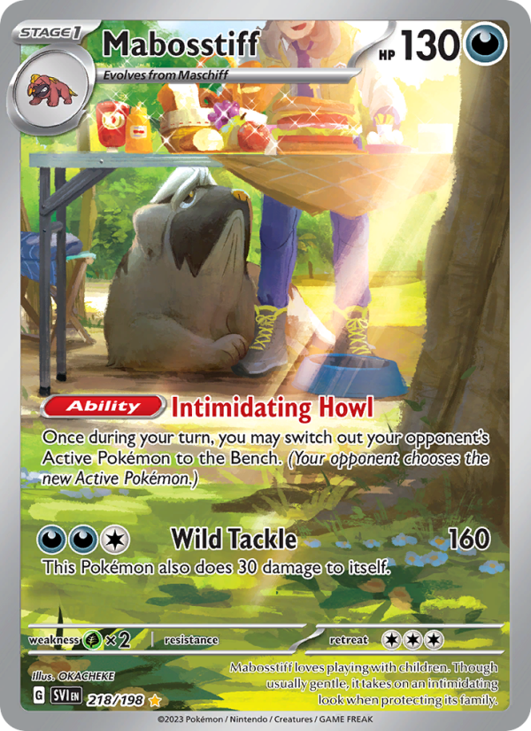 Mabosstiff (218/198) Holographic card image