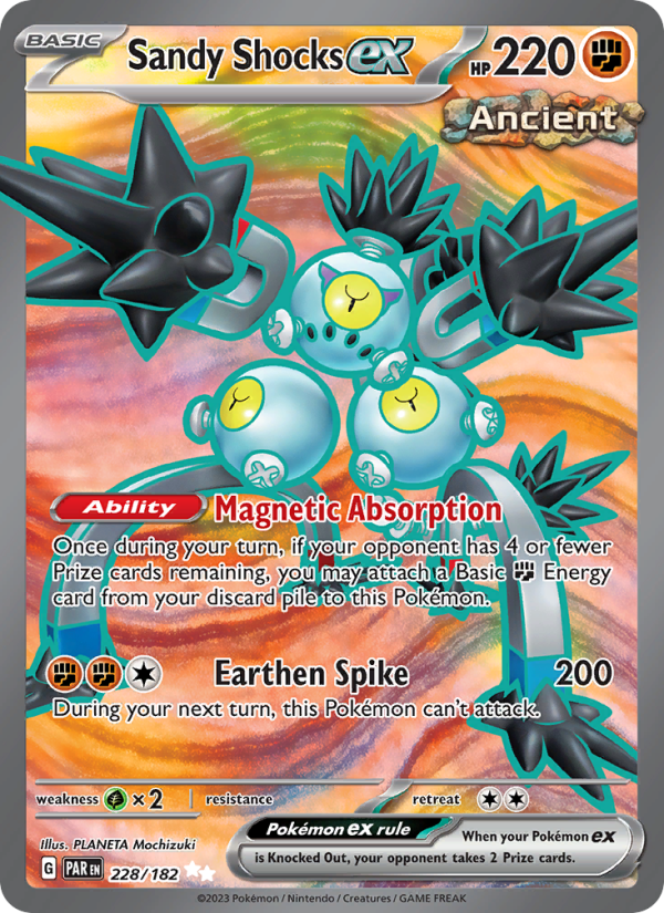 Sandy Shocks ex (228/182) Holographic card image