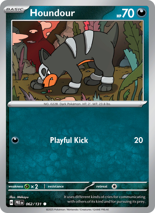 Houndour (062/131) Reverse Holo card image