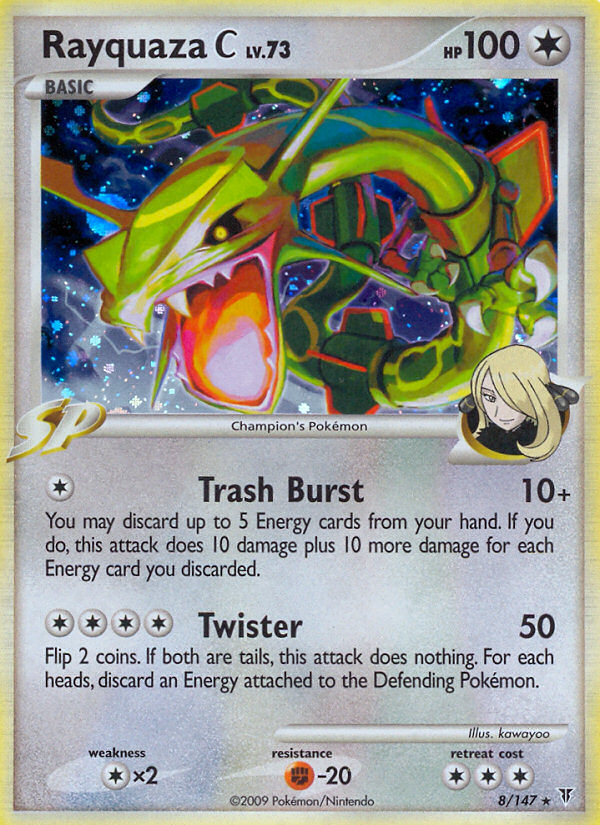 Rayquaza C (008/147) Reverse Holo card image