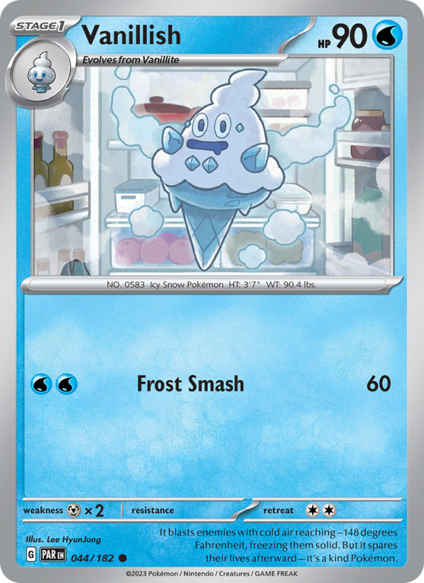 Vanillish (044/182) Reverse Holo card image
