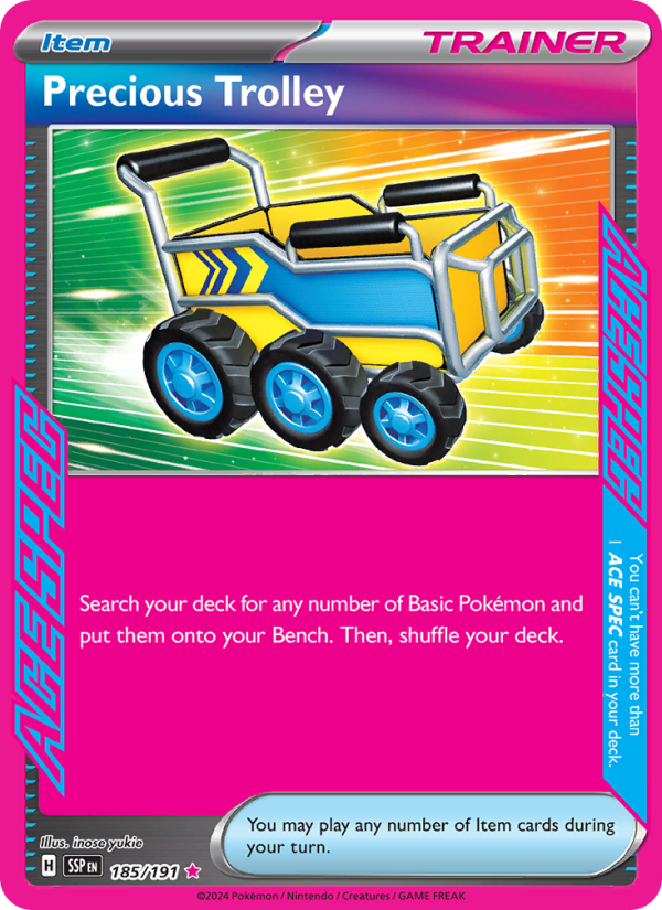 Precious Trolley (185/191) Holographic card image