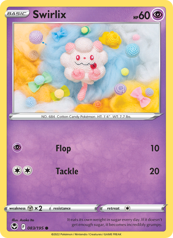 Swirlix (083/195) Reverse Holo card image