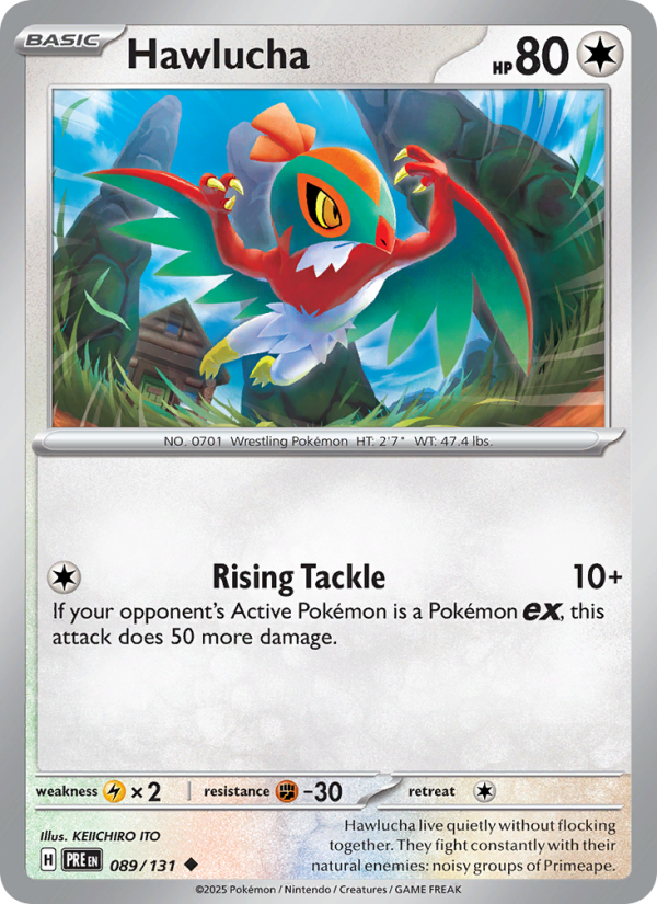 Hawlucha (089/131) Reverse Holo card image