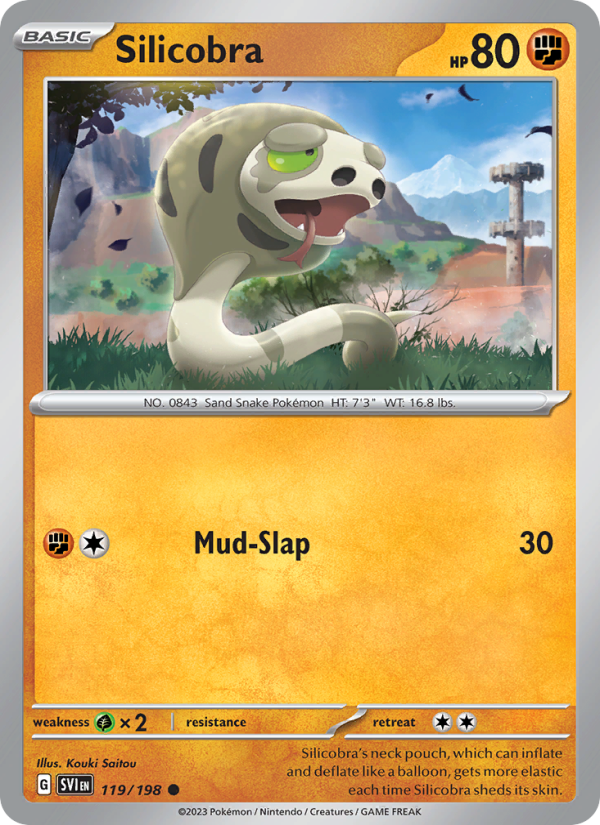 Silicobra (119/198) Reverse Holo card image