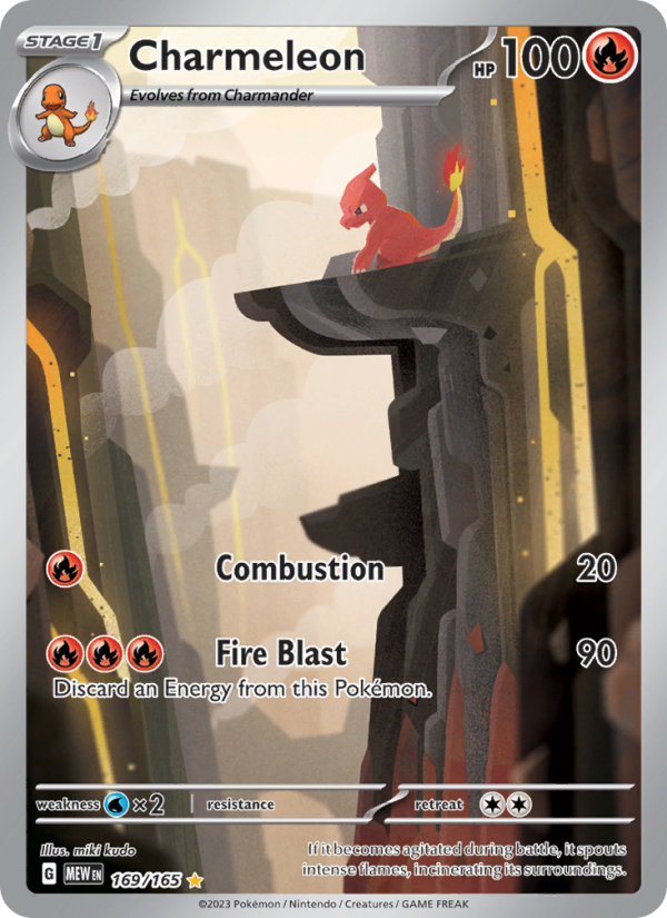Charmeleon (169/165) Holographic card image