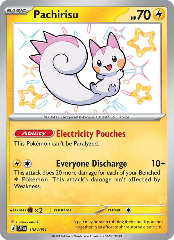 Pachirisu (138/91) Holographic card image