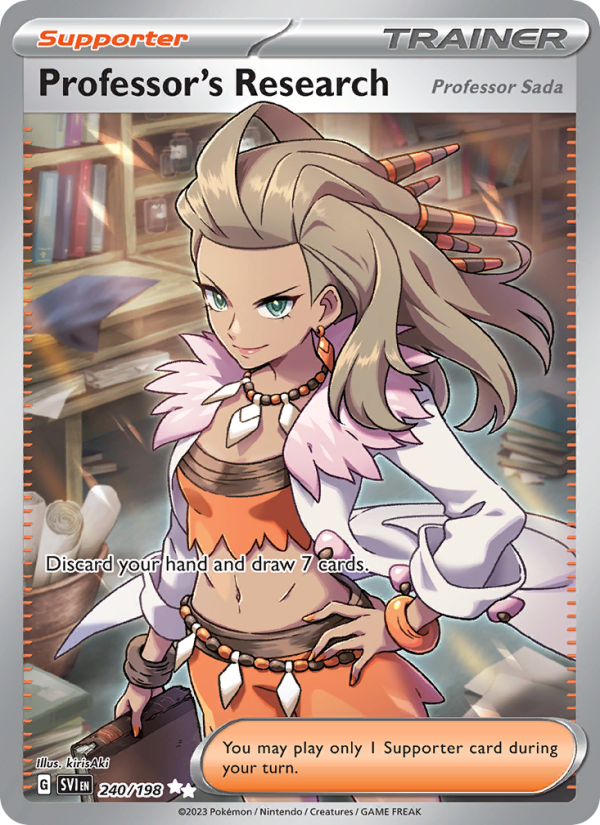 Professor's Research (240/198) Holographic card image