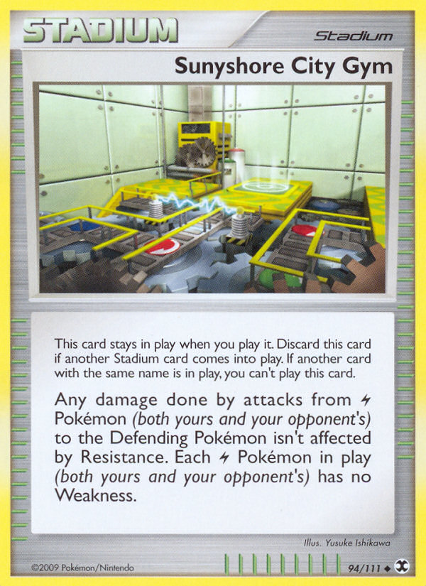 Sunyshore City Gym (094/111) Reverse Holo card image