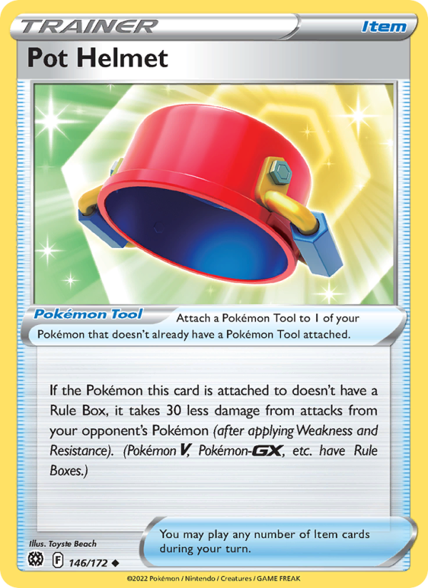 Pot Helmet (146/172) Reverse Holo card image