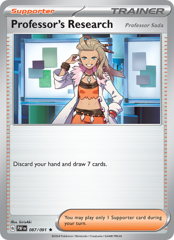 Professor's Research (087/91) Reverse Holo card image