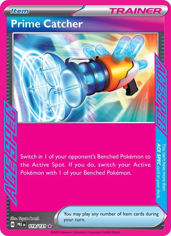 Prime Catcher (119/131) Reverse Holo card image
