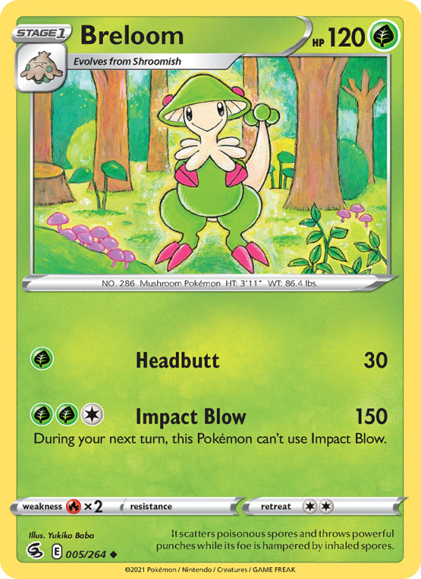Breloom (005/264) Reverse Holo card image