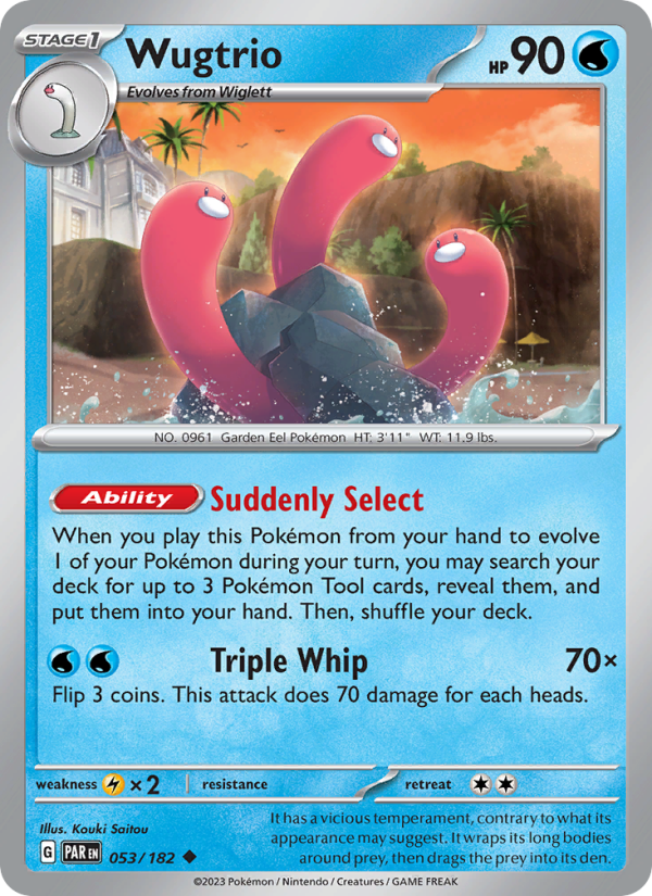 Wugtrio (053/182) Reverse Holo card image