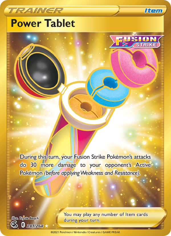 Power Tablet (281/264) Reverse Holo card image