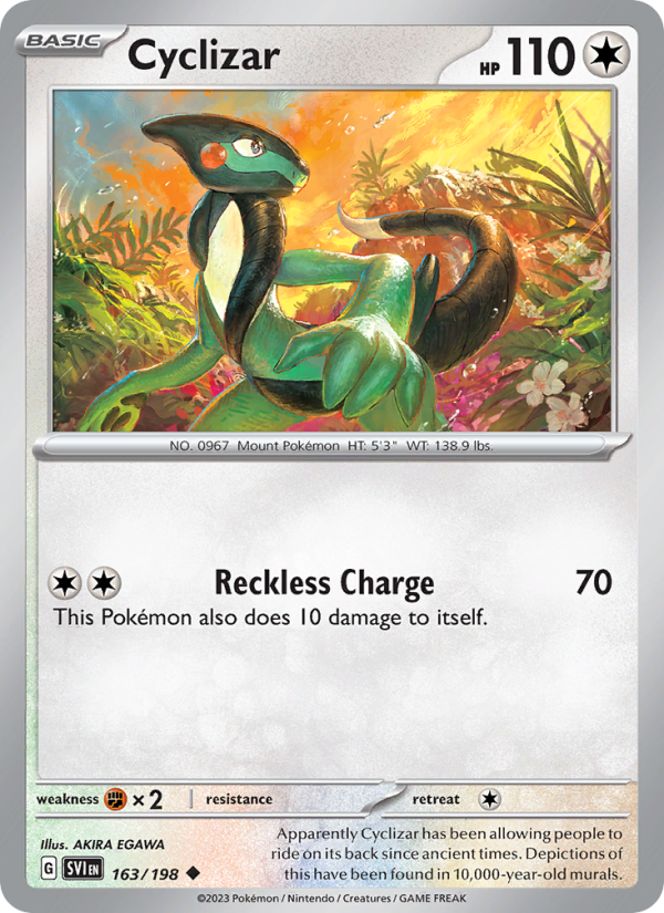 Cyclizar (163/198) Reverse Holo card image
