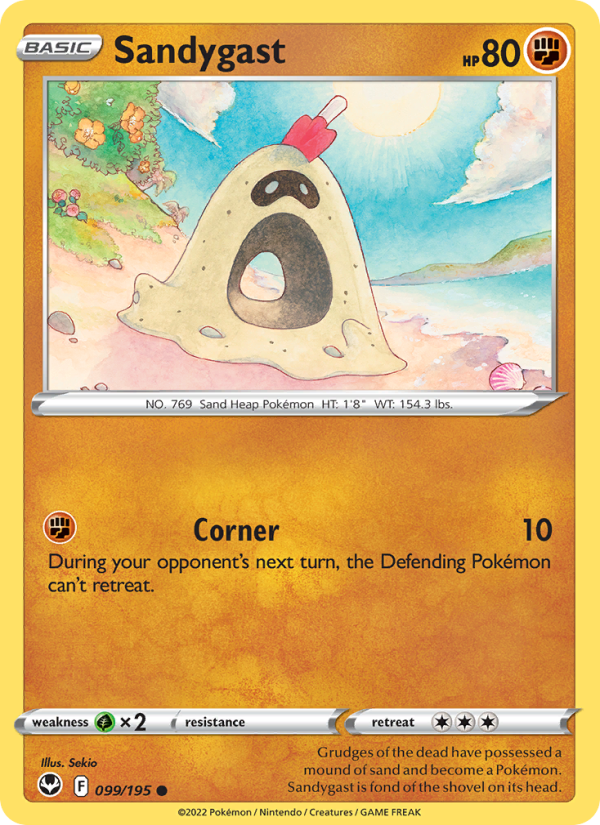 Sandygast (099/195) Reverse Holo card image