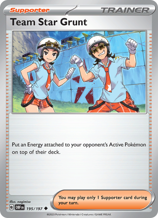 Team Star Grunt (195/197) Reverse Holo card image