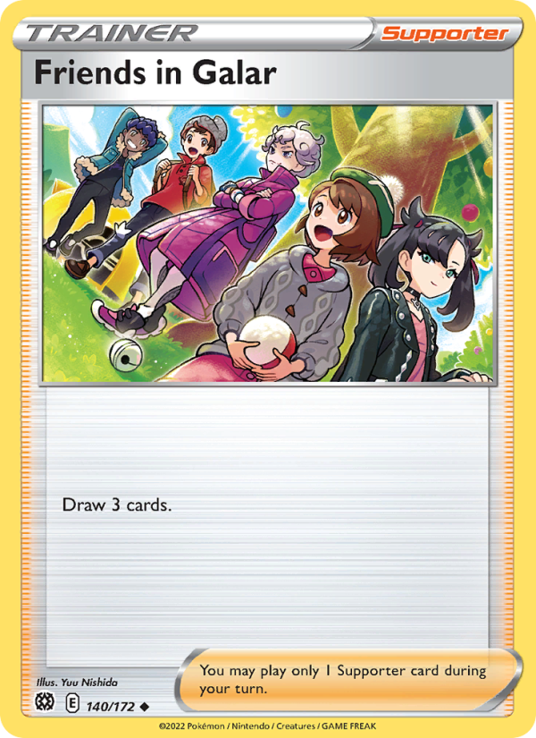 Friends in Galar (140/172) Reverse Holo card image