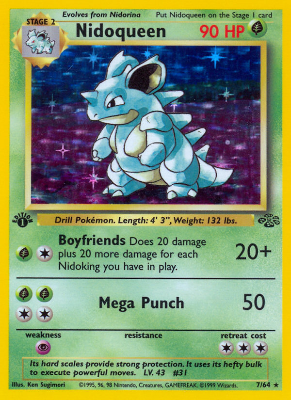 Nidoqueen (007/64) Reverse Holo card image
