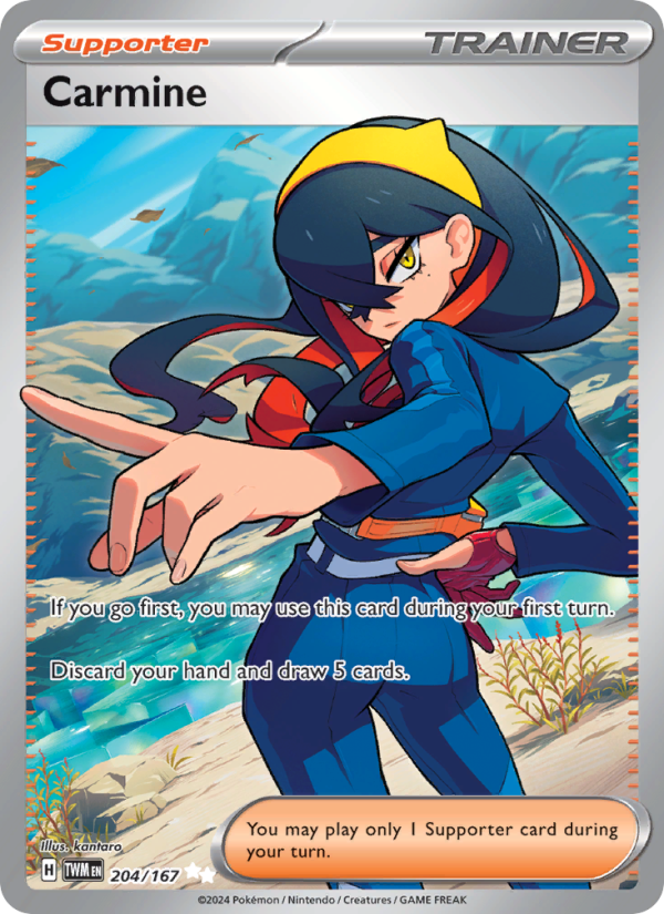 Carmine (204/167) Holographic card image