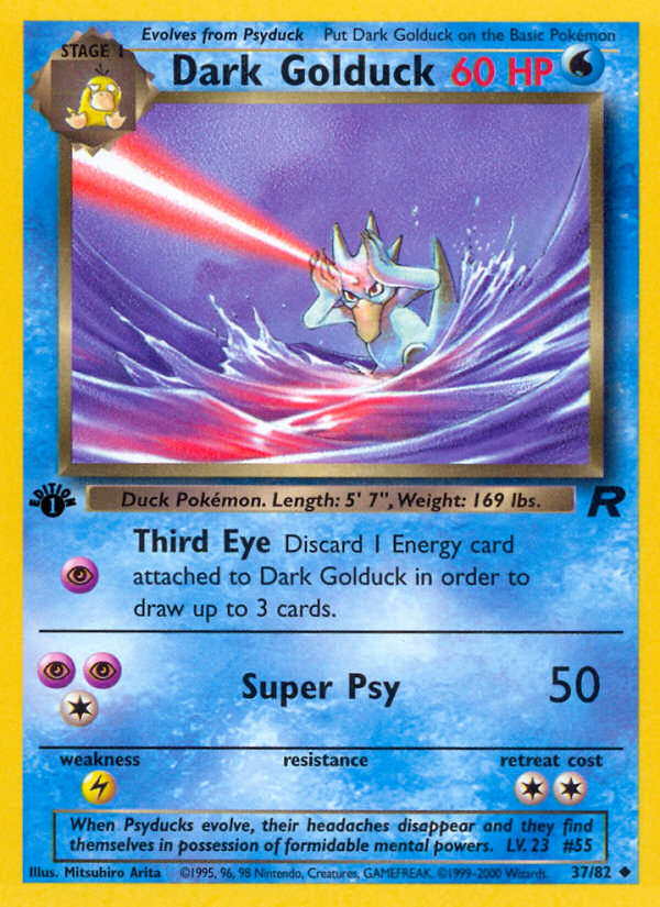 Dark Golduck (037/82) Reverse Holo card image