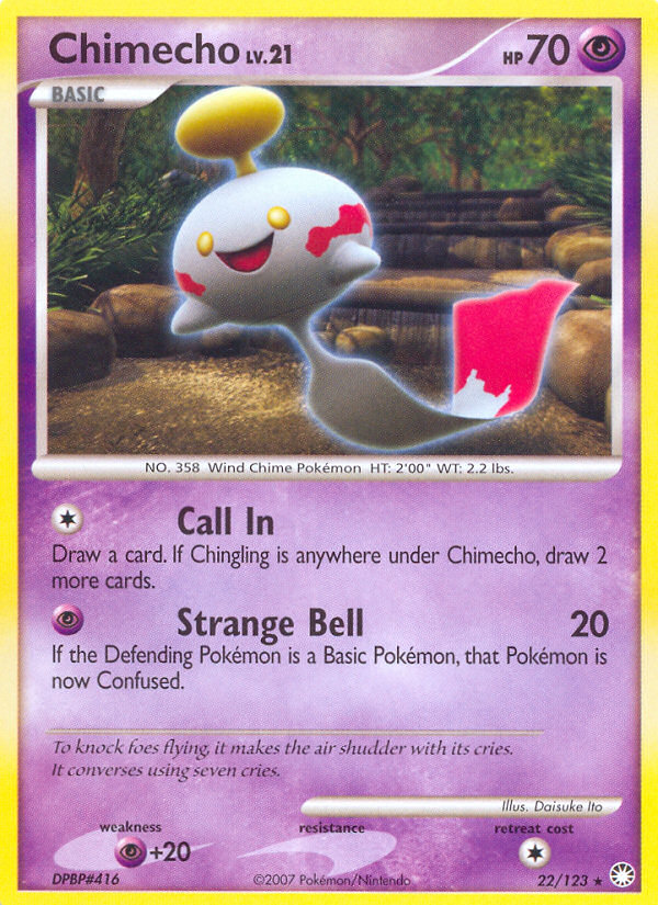 Chimecho (022/122) Reverse Holo card image
