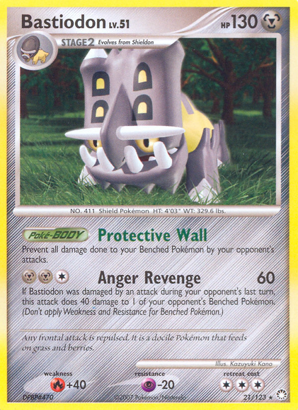 Bastiodon (021/122) Reverse Holo card image