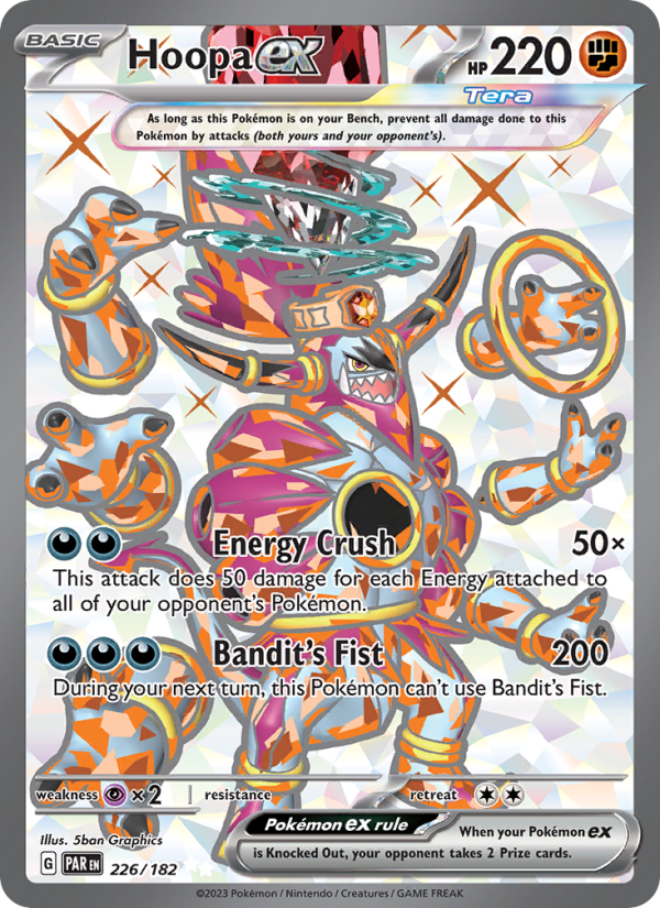 Hoopa ex (226/182) Holographic card image