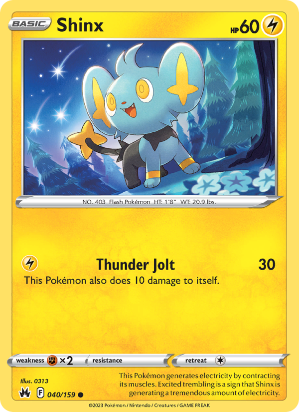 Shinx (040/159) Reverse Holo card image