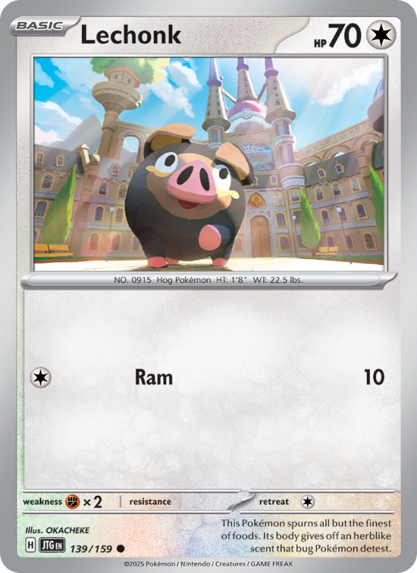 Lechonk (139/159) Reverse Holo card image