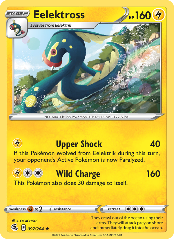 Eelektross (097/264) Reverse Holo card image