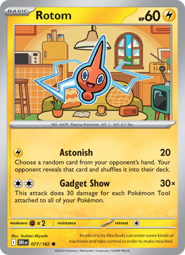 Rotom (077/182) Reverse Holo card image