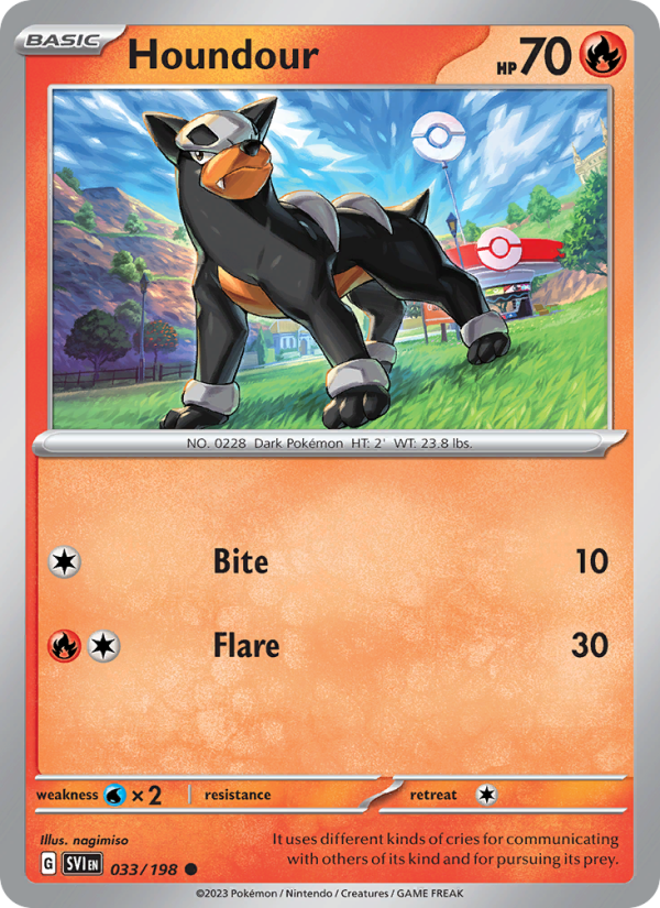 Houndour (033/198) Reverse Holo card image