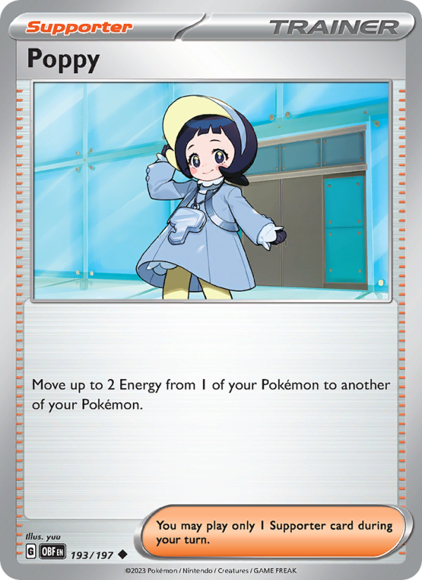 Poppy (193/197) Reverse Holo card image