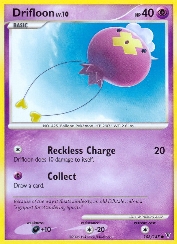 Drifloon (103/147) Reverse Holo card image
