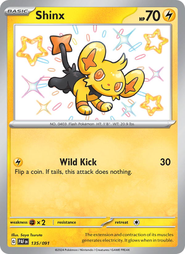 Shinx (135/91) Holographic card image