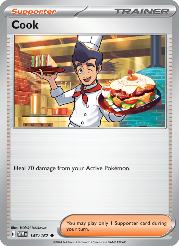 Cook (147/167) Reverse Holo card image