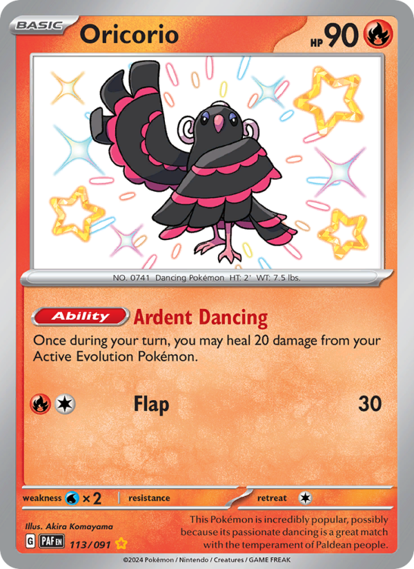 Oricorio (113/91) Holographic card image
