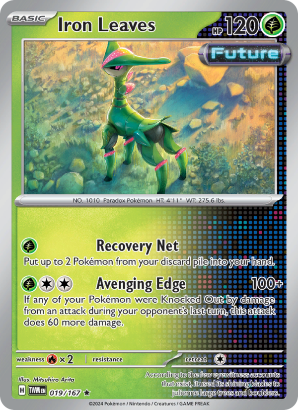 Iron Leaves (019/167) Reverse Holo card image