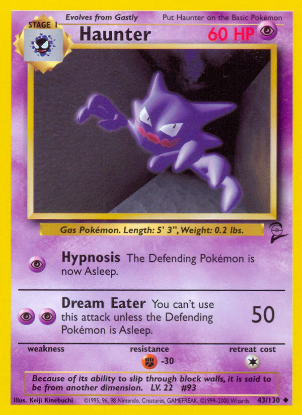Haunter (043/130) Reverse Holo card image