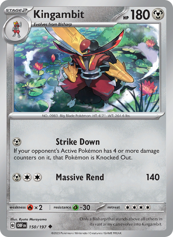 Kingambit (150/197) Reverse Holo card image