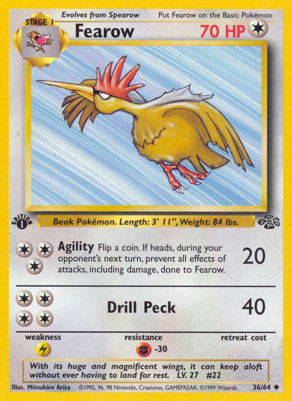 Fearow (036/64) Reverse Holo card image