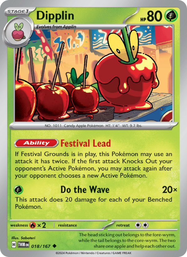 Dipplin (018/167) Reverse Holo card image