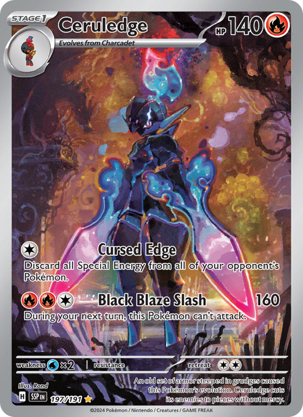 Ceruledge (197/191) Holographic card image